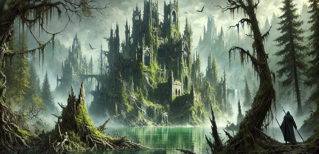 Samazinhold ruins amongst the Ebonhart Forest in Anuheim