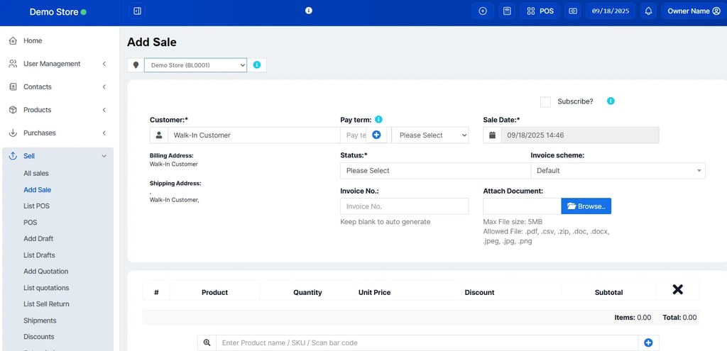 ultimate pos invoice system