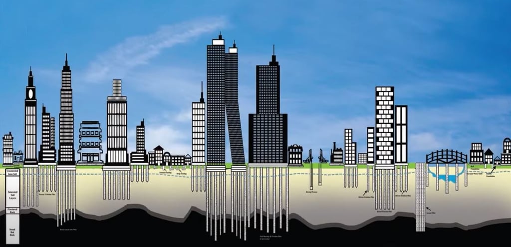 Derin Temeller, Kazık Temeller