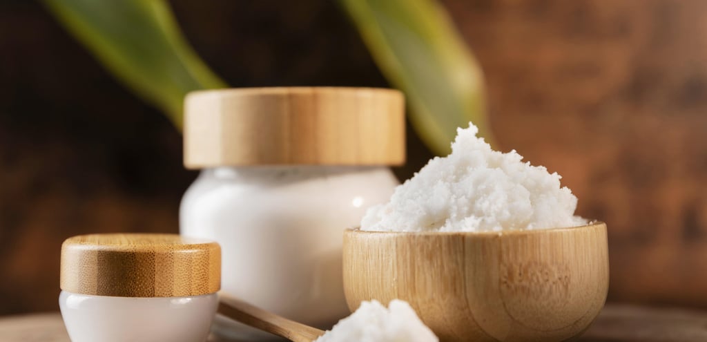 coconut and shea hair butter
