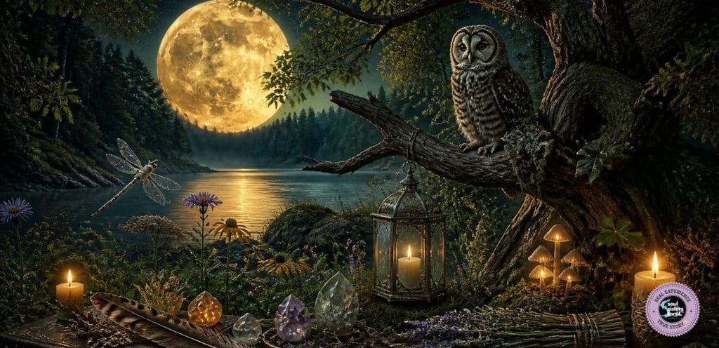 Sturgeon Moon Symbols & Omens Soul Sisters Tarot