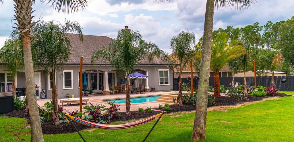 Coastal House Backyard