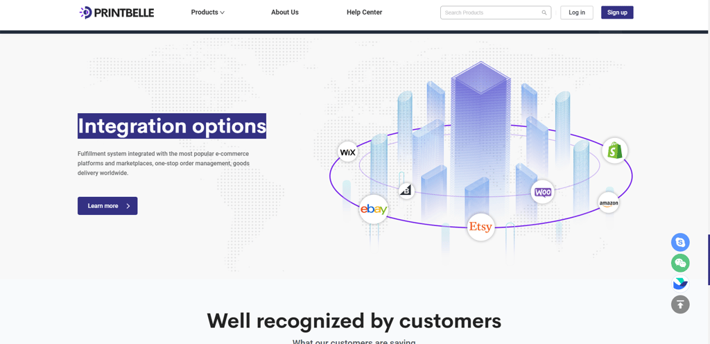 printbelle integration options illustration
