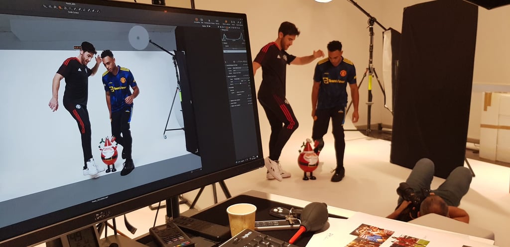 Photo mannequin en studio pour foot center
