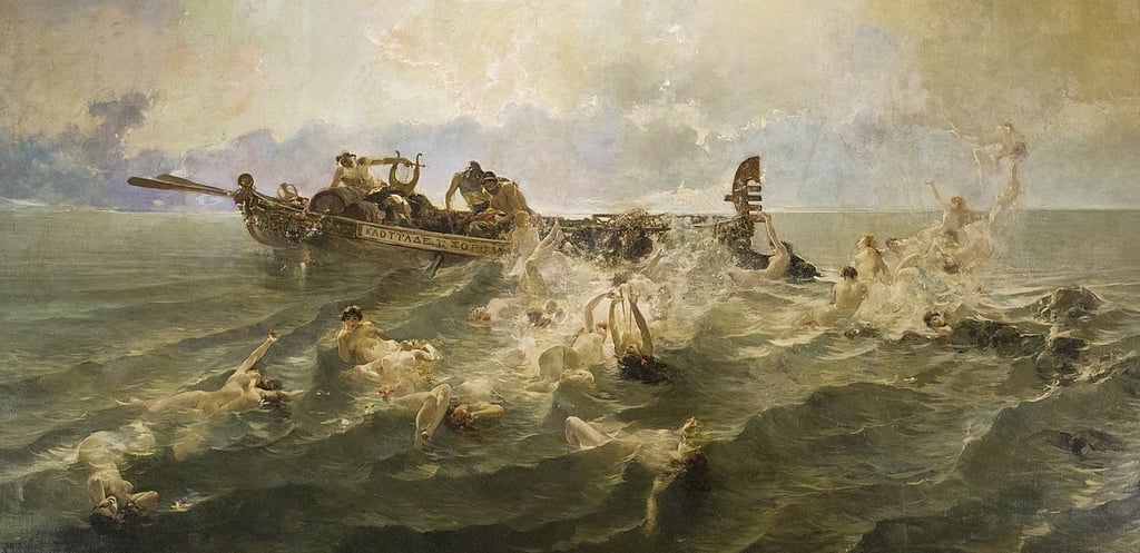 Peintures Les néréides de Joaquin Sorolla