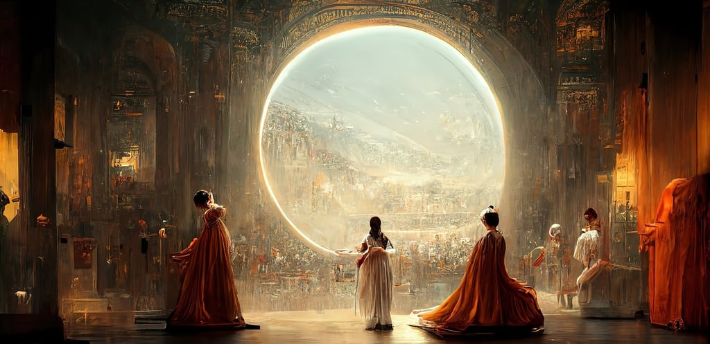 Théâtre D'opéra Spatial an award-winning image artist Jason M. Allen made using AI.
