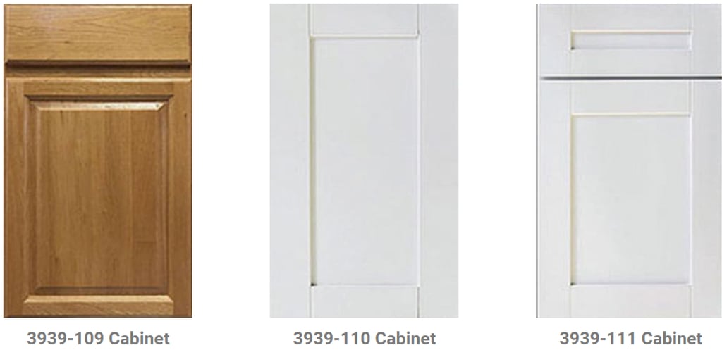 a variety of kitchen cabinets and cabinets