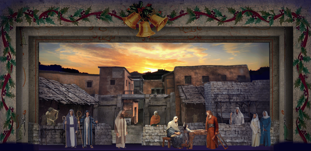 rear stage projections city of bethlehem