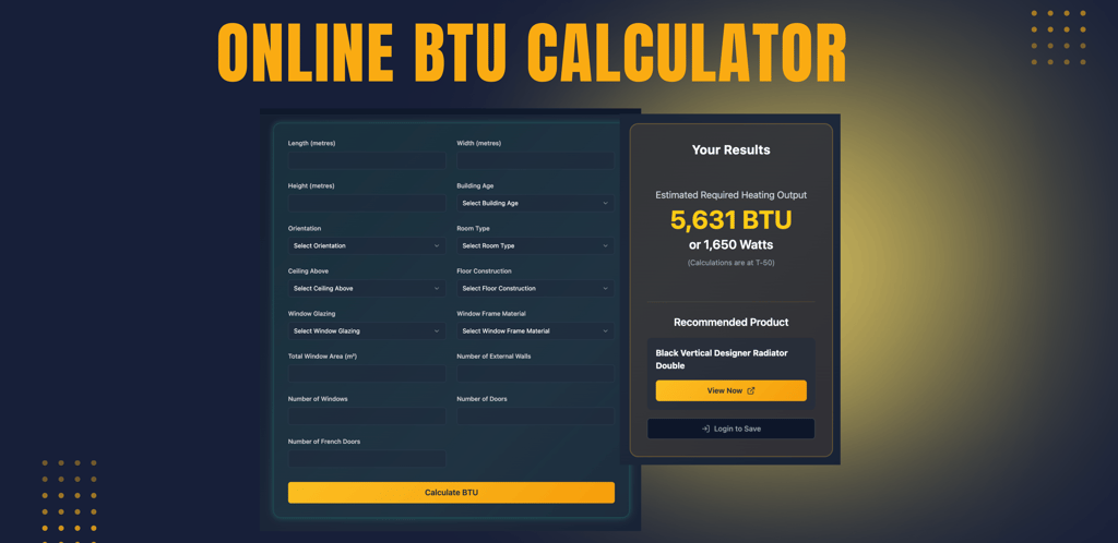 online btu calculator