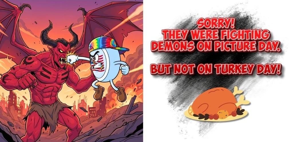 ATF Man Fighting Demons