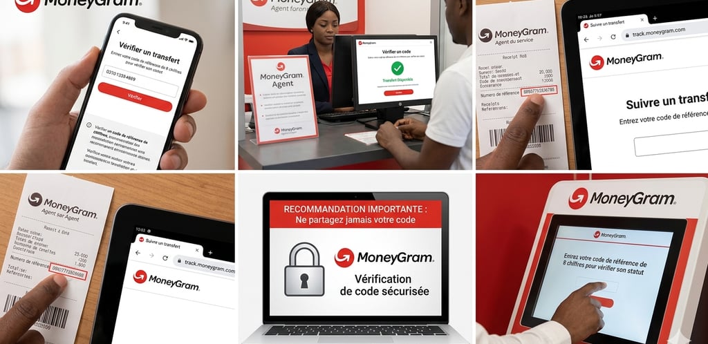 Icône de validation verte indiquant qu'un transfert est prêt pour le retrait immédiat.