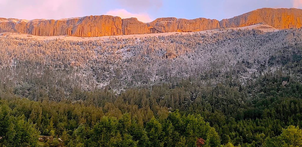 falaise de céüse hiver