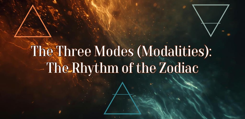 The three modes in astrology