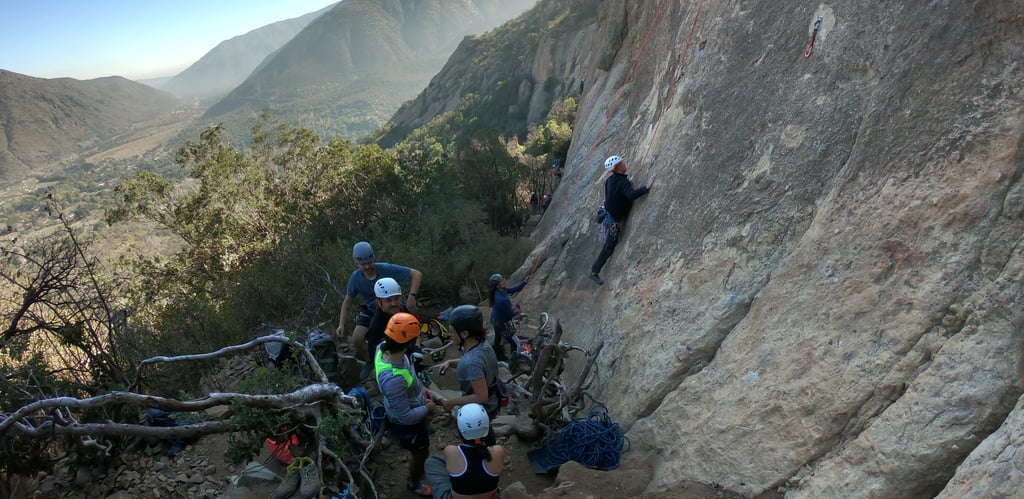 half day climbing in Chile