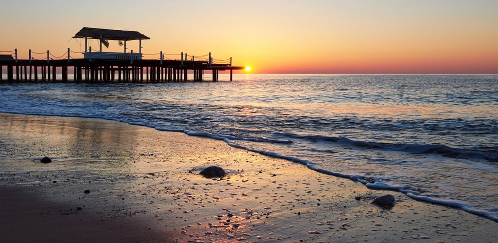 santa rosa beach sunset
