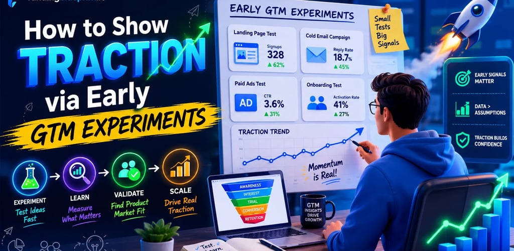 How to Show Traction via Early GTM Experiments