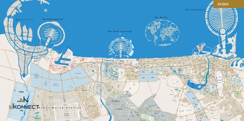 maps in dubai