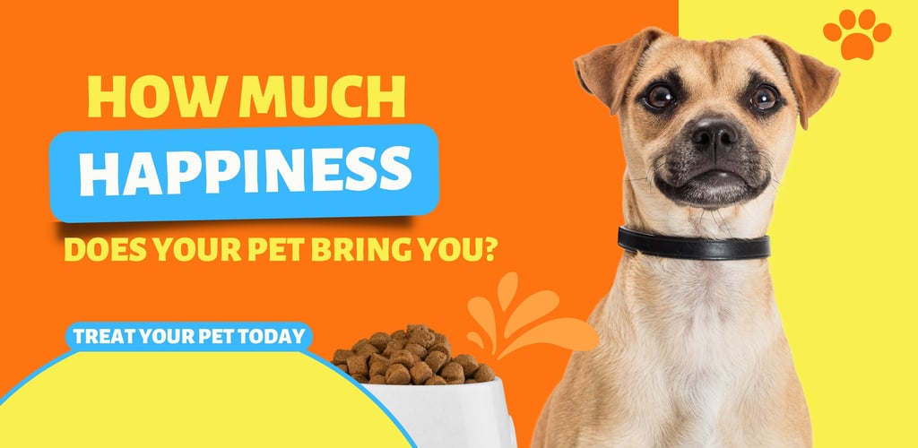 Pets banner idea - happiness