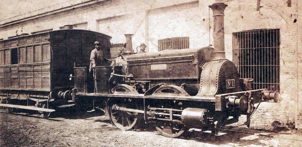 La Porteña, primer tren en Argentina