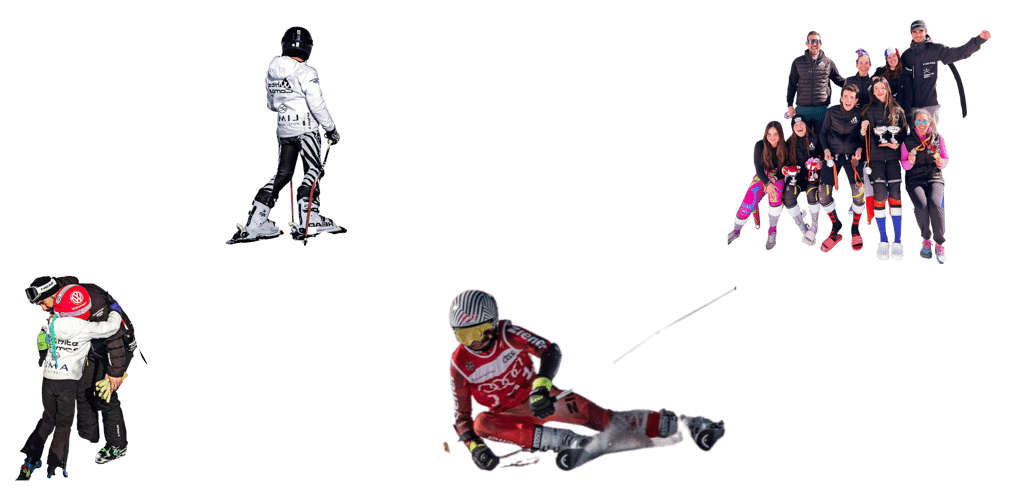 Evolución niños esquí competición e iniciación