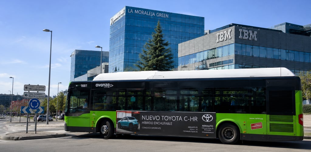 Publicidad en Autobuses Urbanos en Alcobendas