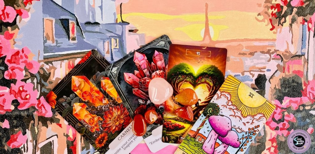 Spiritual symbols of love: colors, animals, tarot cards