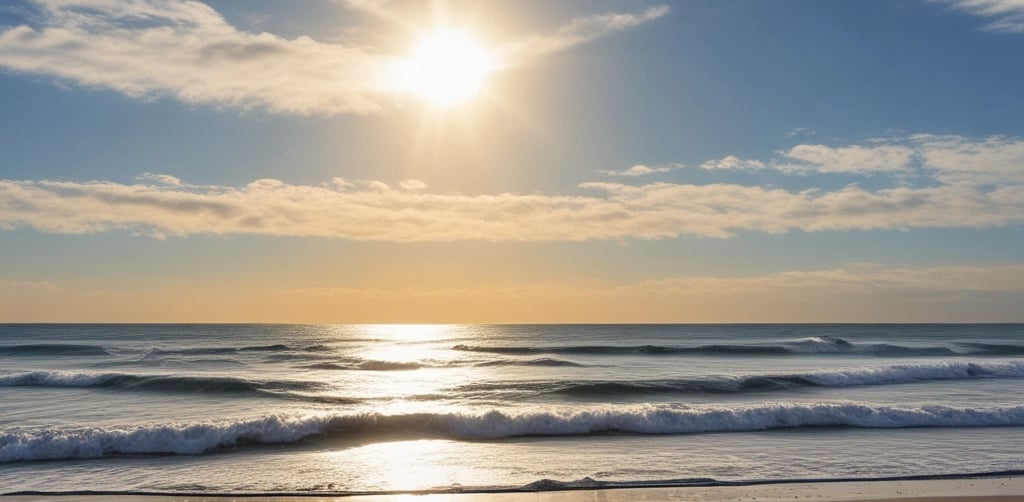 green and red trees with sun rays