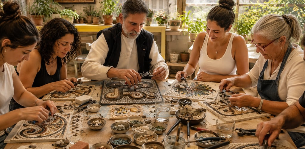 Group mosaic lessons