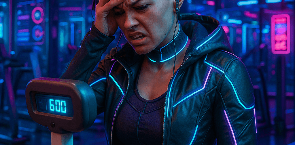 Mujer en el Gym Deficit Calorico