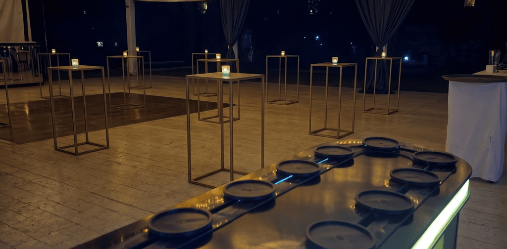 Banda para eventos, ideal para alimentos y bebidas, lista para usar en eventos corporativoos.