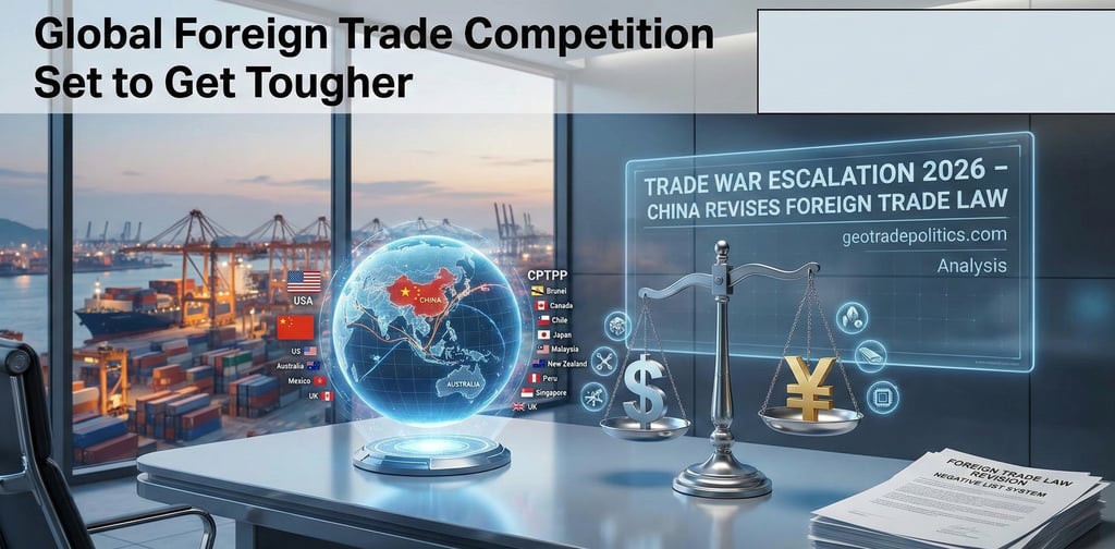 China’s Revision of its Foreign Trade Law will Increase Trade War