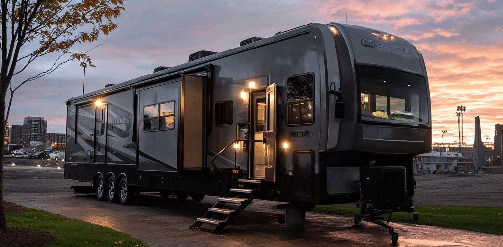 42 foot RV Travel nurse home