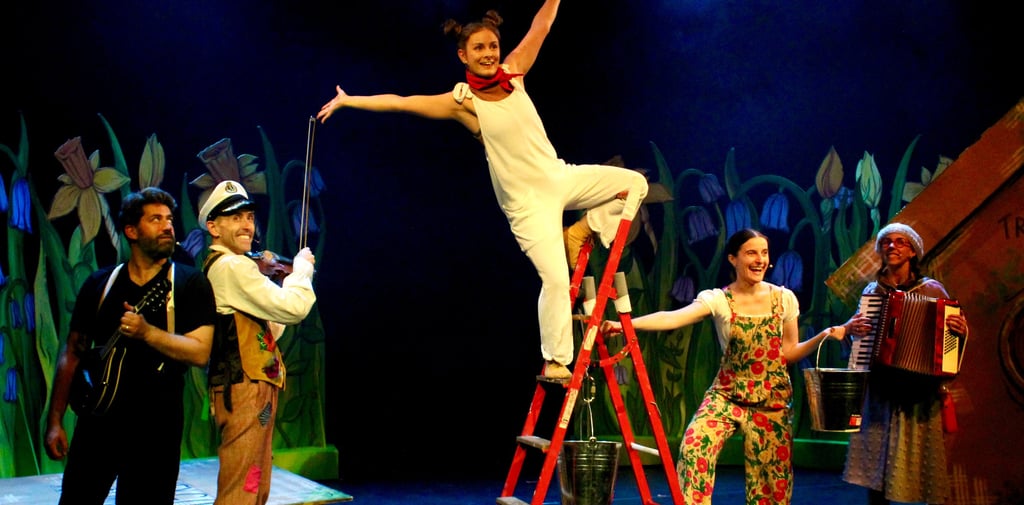 Cast photo from 'Roger McGough's Money-Go-Round' (Assembly Ballroom August 2024)