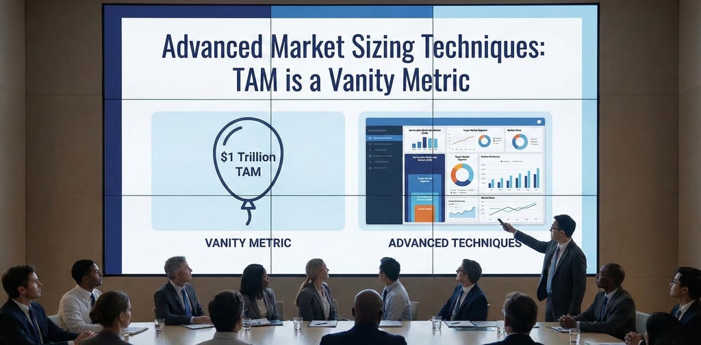 Advanced Market Sizing Techniques: TAM is a Vanity Metric