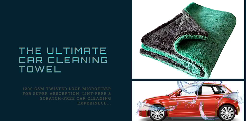 Microfiber Cleaning Cloths for Car & Automobiles