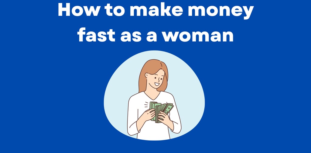 a woman woman invest with money