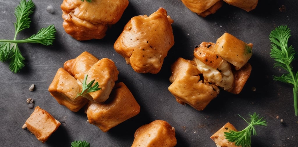 fried food on black frying pan