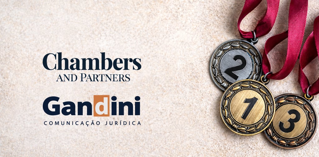 Medalhas com as colocações de 1º, 2º e 3º lugar