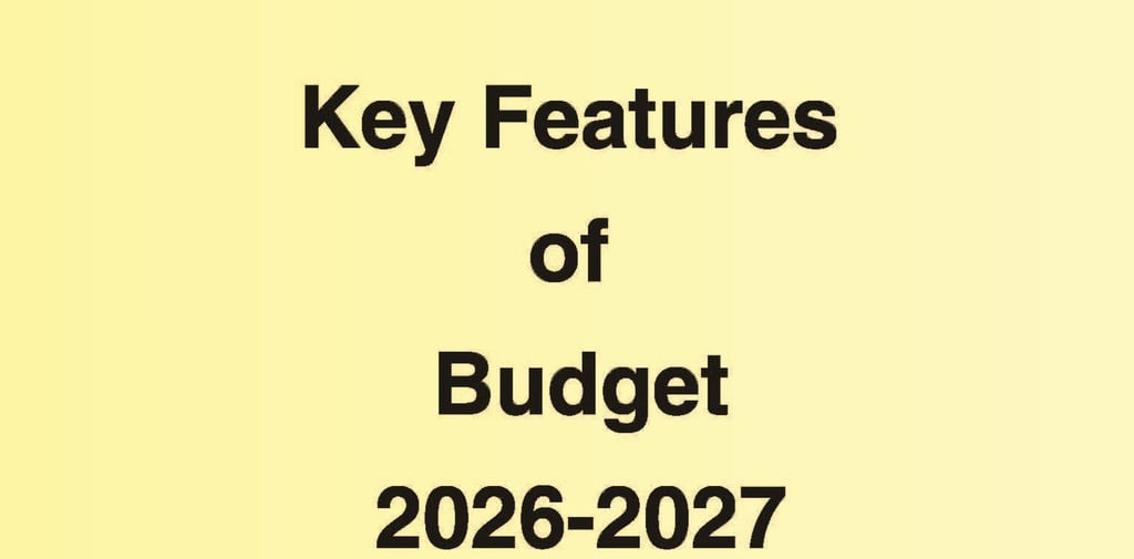Budget Highlights Taxation