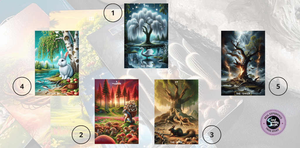 5 card tarot spread Soul Sisters Tarot