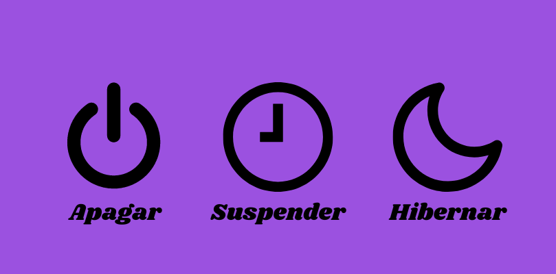Apagar, Suspender e Hibernar
