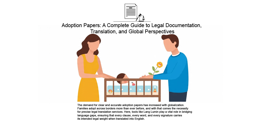 Adoption Papers: A Complete Guide to Legal Documentation, Translation, and Global Perspectives