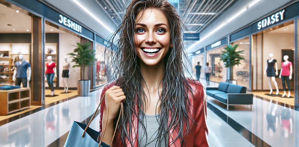 mulher com cbelo oleoso