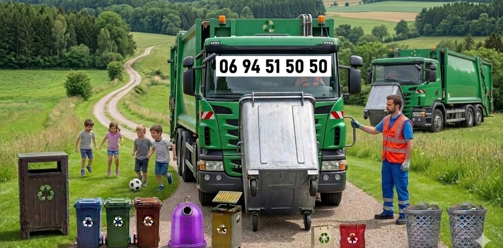 poubelles de couleurs