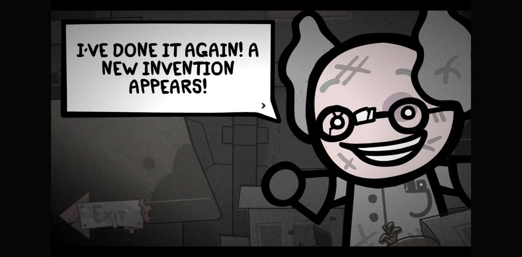 Mewgenics' Dr Beanies is always confident about his failed inventions.