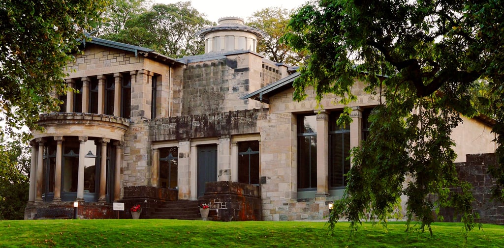 exterior view of Holmwood House designed by Alexander Greek Thomson