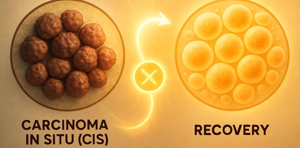 🎗️🧵 من التشخيص إلى التعافي : دليلك لفهم السرطان الموضعي (CIS) ودور الصيام