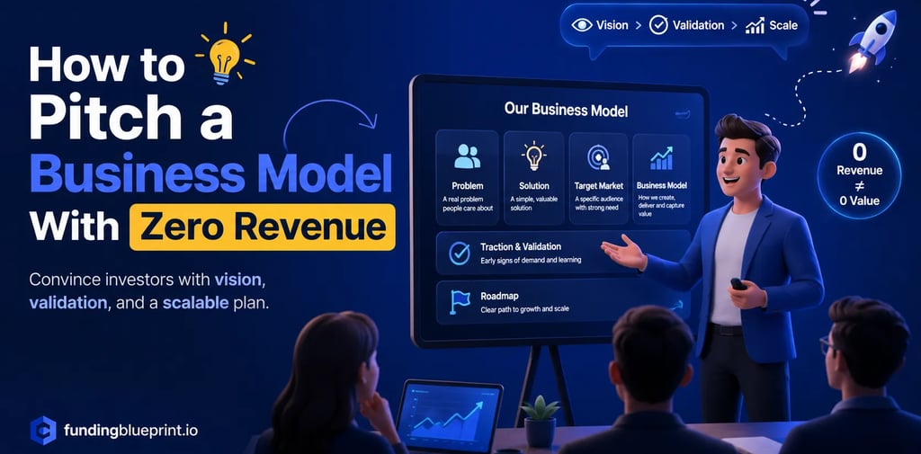 How to Pitch a Business Model With Zero Revenue