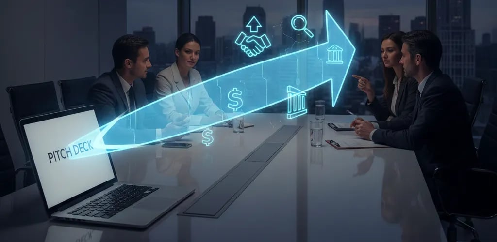 How Pitch Decks Guide the Flow of a VC Meeting