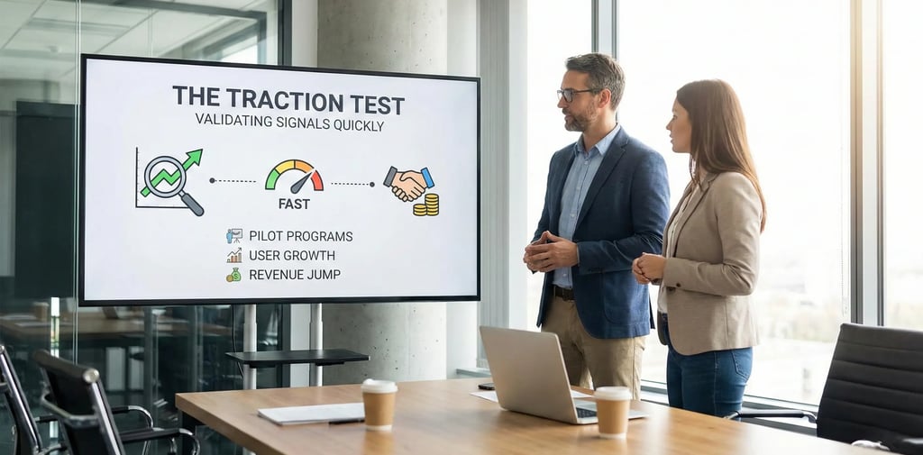 The "Traction Test" and validating market signals